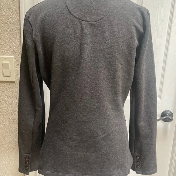 Ralph Lauren Charcoal Blazer with Gold Crest - Picture 5 of 9